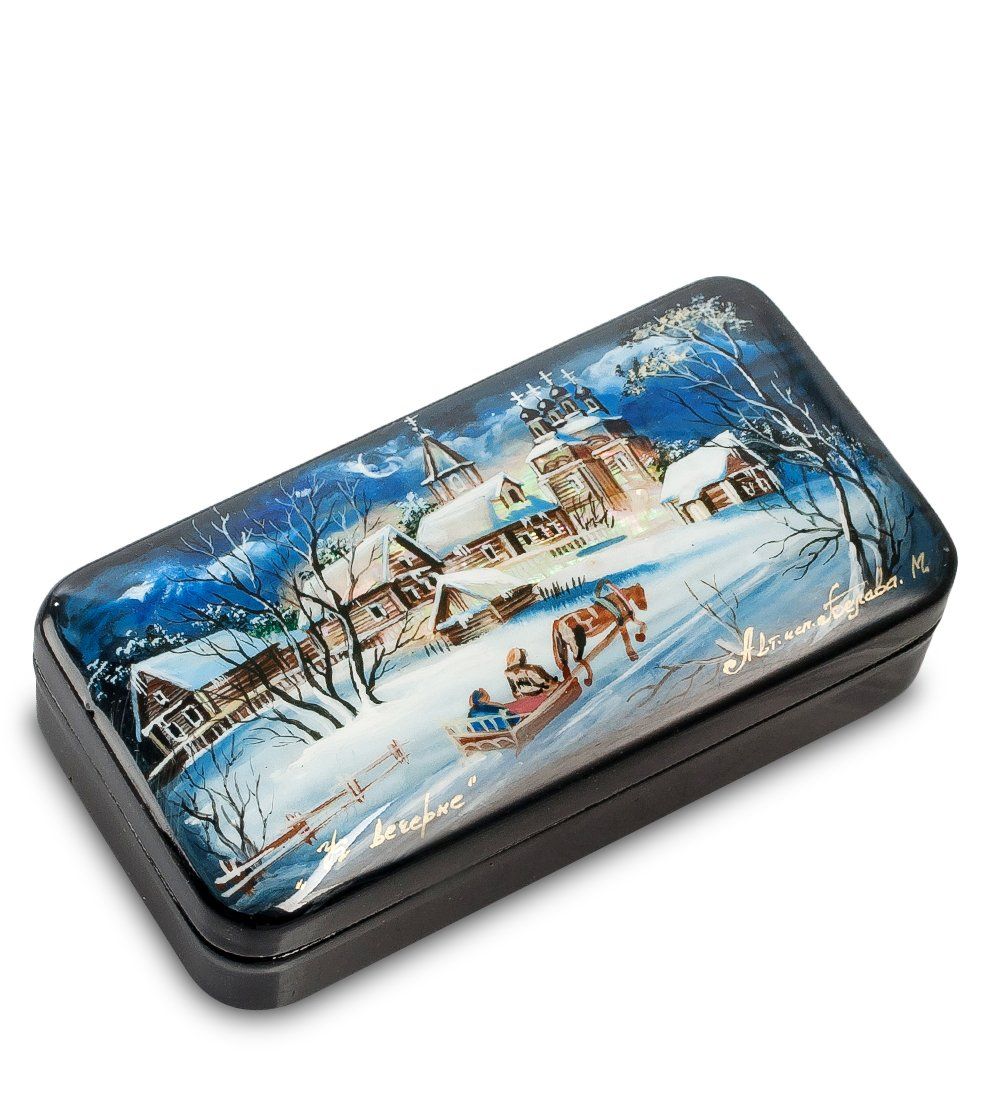 Народные промыслы ШК-55/ 37 Шкатулка «К вечерне»