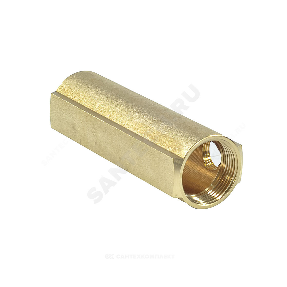 Коллектор латунь 1 1/4" ВР/ВР на 4 вых 1/2" ВР м/о 100мм Апогей 422145 (КЛА3204.100-1-ВР15)