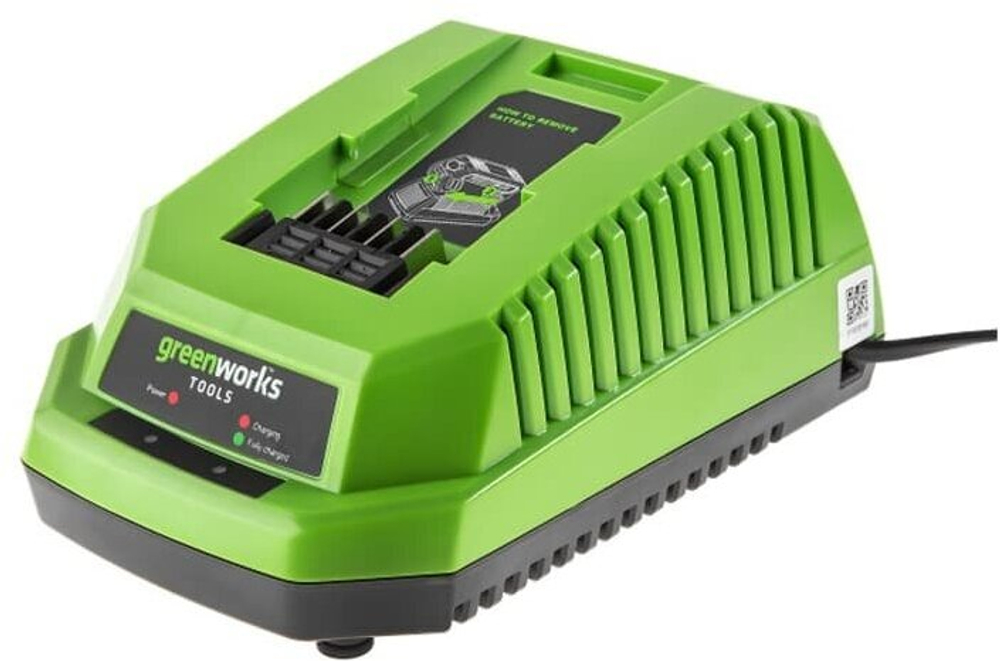 Зарядное устройство GREENWORKS G40C 40 В,2 А/ч=60 мин (2932507)