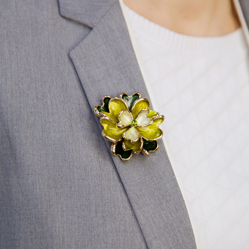 Брошь Shadore Цветок XZ1153.19 G/G