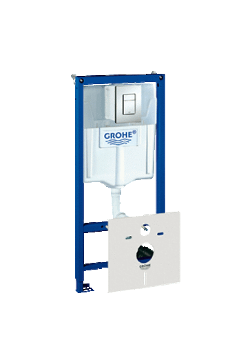 Инсталляция д/подвесного унитаза Rapid SL (прямоугл. кнопка)