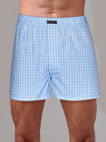 Хлопковые трусы-боксеры +size Gentlemen (Размер: XXXL) (Цвет: голубой)