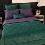 Комплект постельного белья на резинке Сатин Velvet Premium с Одеялом VPR005