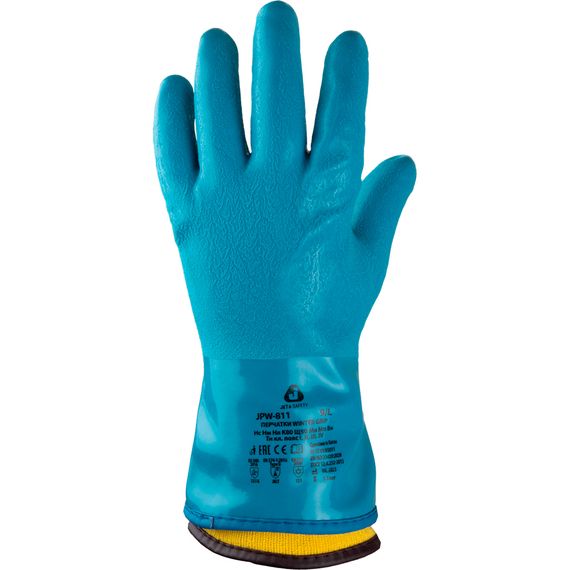 Перчатки Jeta Safety JPW 811 / Размер XL утепленные ПВХ и нитрил