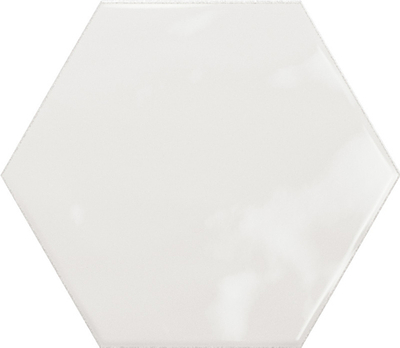 Керамическая плитка для стен CERAMICA RIBESALBES GEOMETRY Hex White Glossy