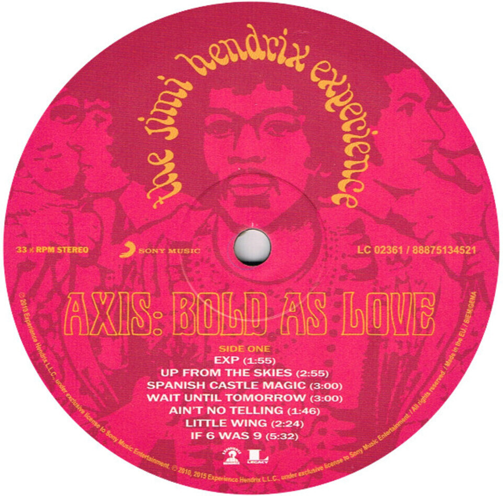 The Jimi Hendrix Experience / Axis: Bold As Love (LP)