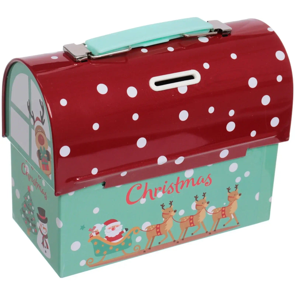 Банка жестяная «Зимние забавы» 17*8,5*13см