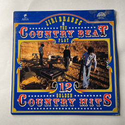 Винтажная виниловая пластинка LP Jiri Brabec and The Country Beat Иржи Брабец, 12 Golden Country Hits (Чехословакия 1978)