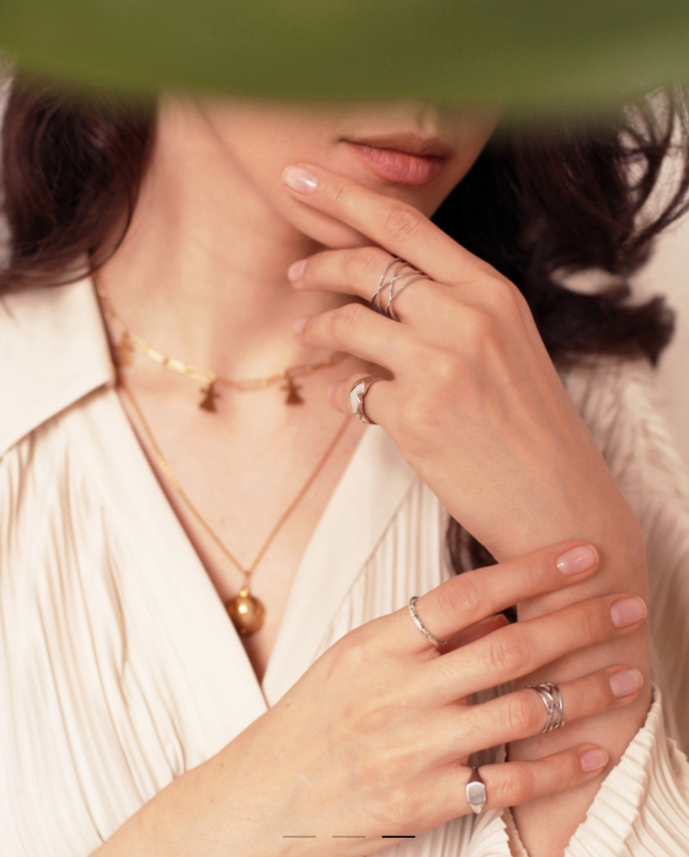 серебряное кольцо эллипсы