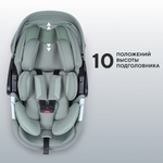 Детская коляска Rant Teo Soft 3 в 1 с автокреслом Aster Zero Olive Graphite