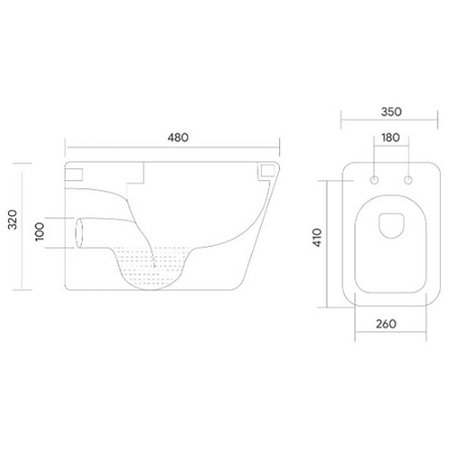 Унитаз Aquatek Дельта AQ1911-00 подвесной с сиденьем Микролифт