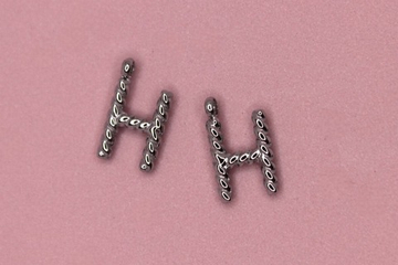 Подвеска буква Н 8х14 мм