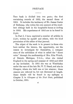 The voices. A sequel to ''Glimpses of the next state" | W. Usborne Moore