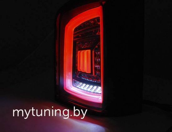 Задняя оптика SMOKE BLACK WHITE LED для VW T5