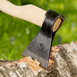 Топор кованый, в сборе, 840/1070 г, деревянное топорище, 400 мм, Б,