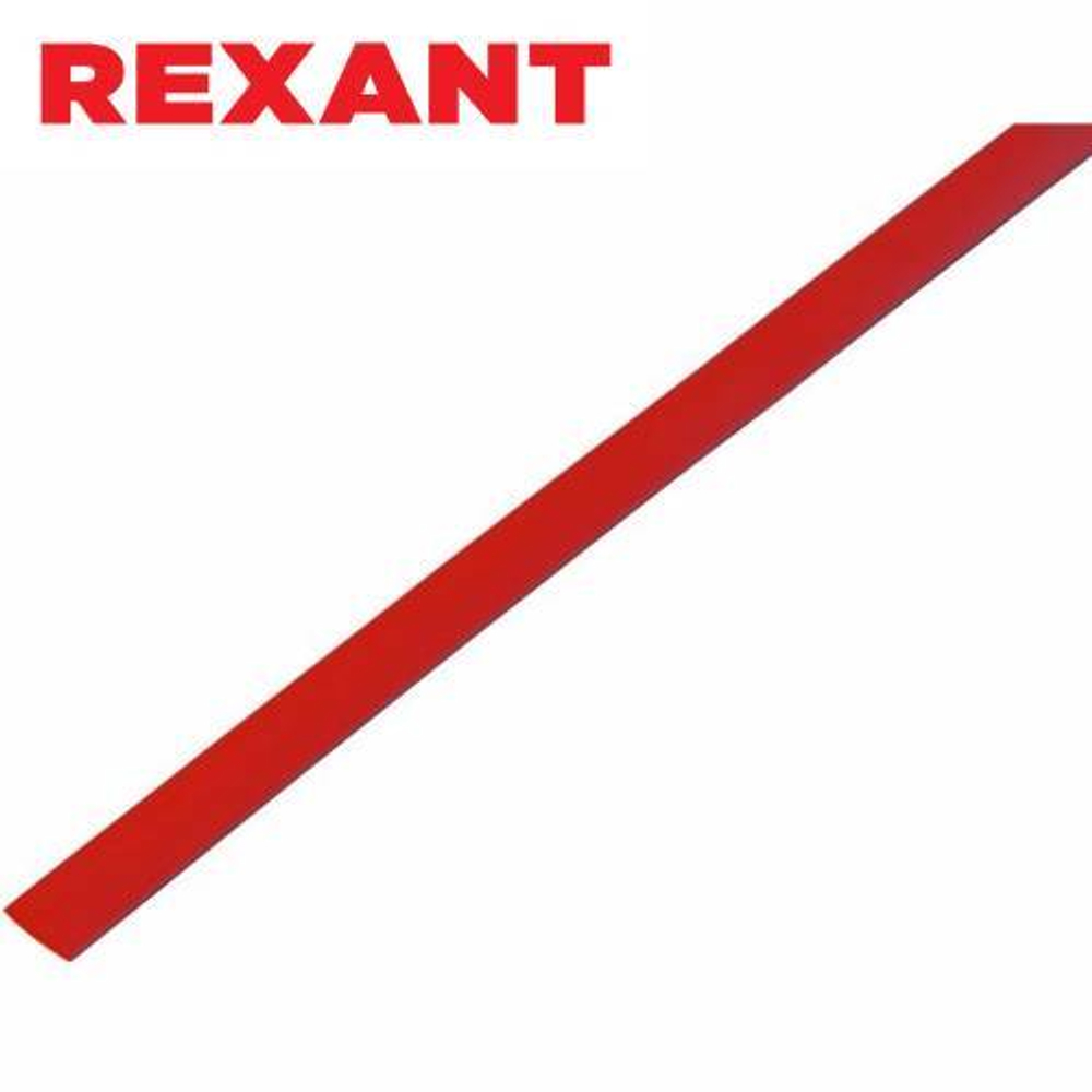 6,0/3,0 мм 1м термоусаживаемая трубка красная Rexant/20-6004