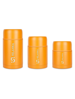 Термос для еды Relaxika 301 (0,5 литра), желтый