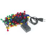 Электрогирлянда-нить комнатная "Шарики" 10 м, 100 LED, мультицветная 220 V, контроллер, ЗОЛОТАЯ СКАЗКА, 591102