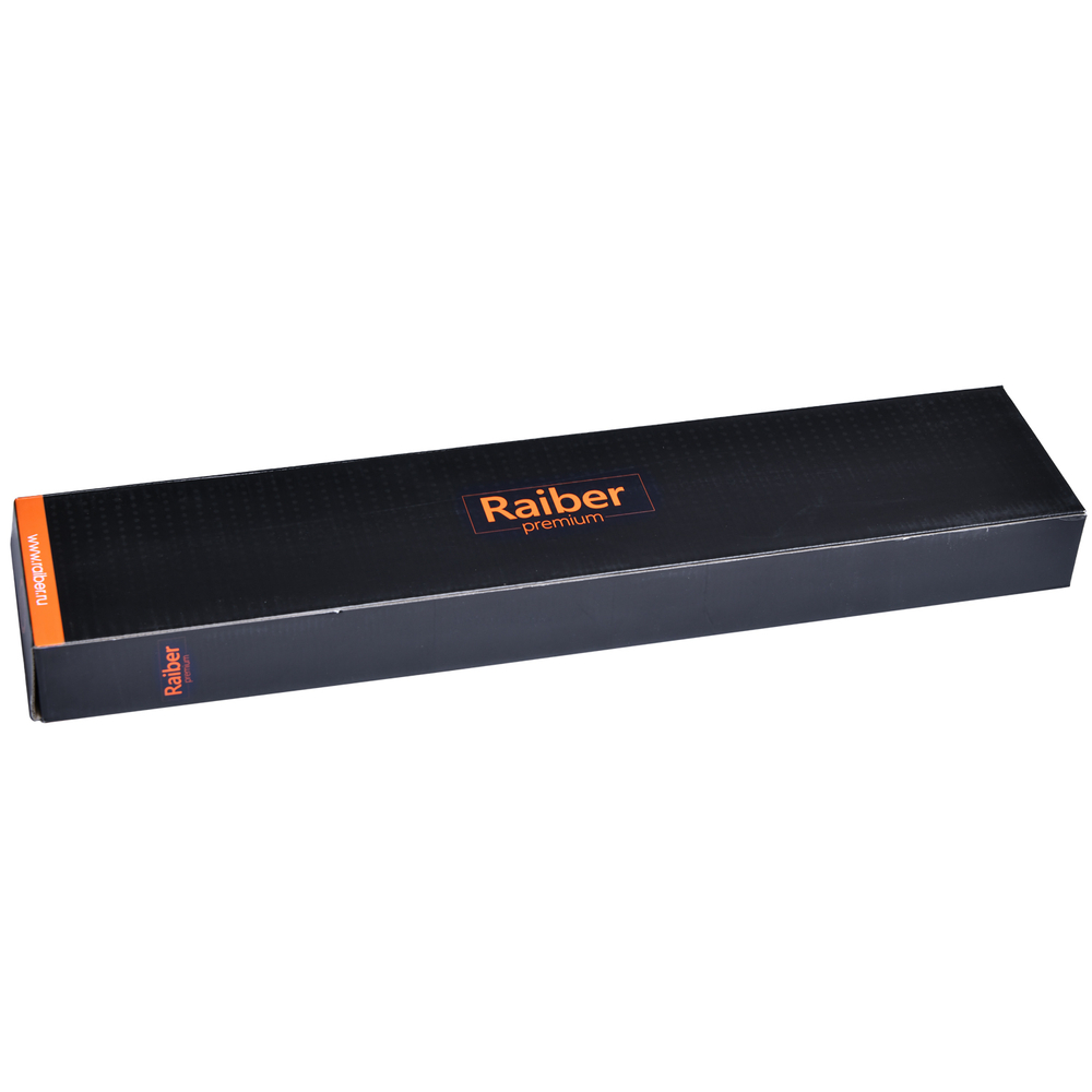 Полотенцедержатель двойной Raiber Premium, Graceful, RPB-80002, матовый черный