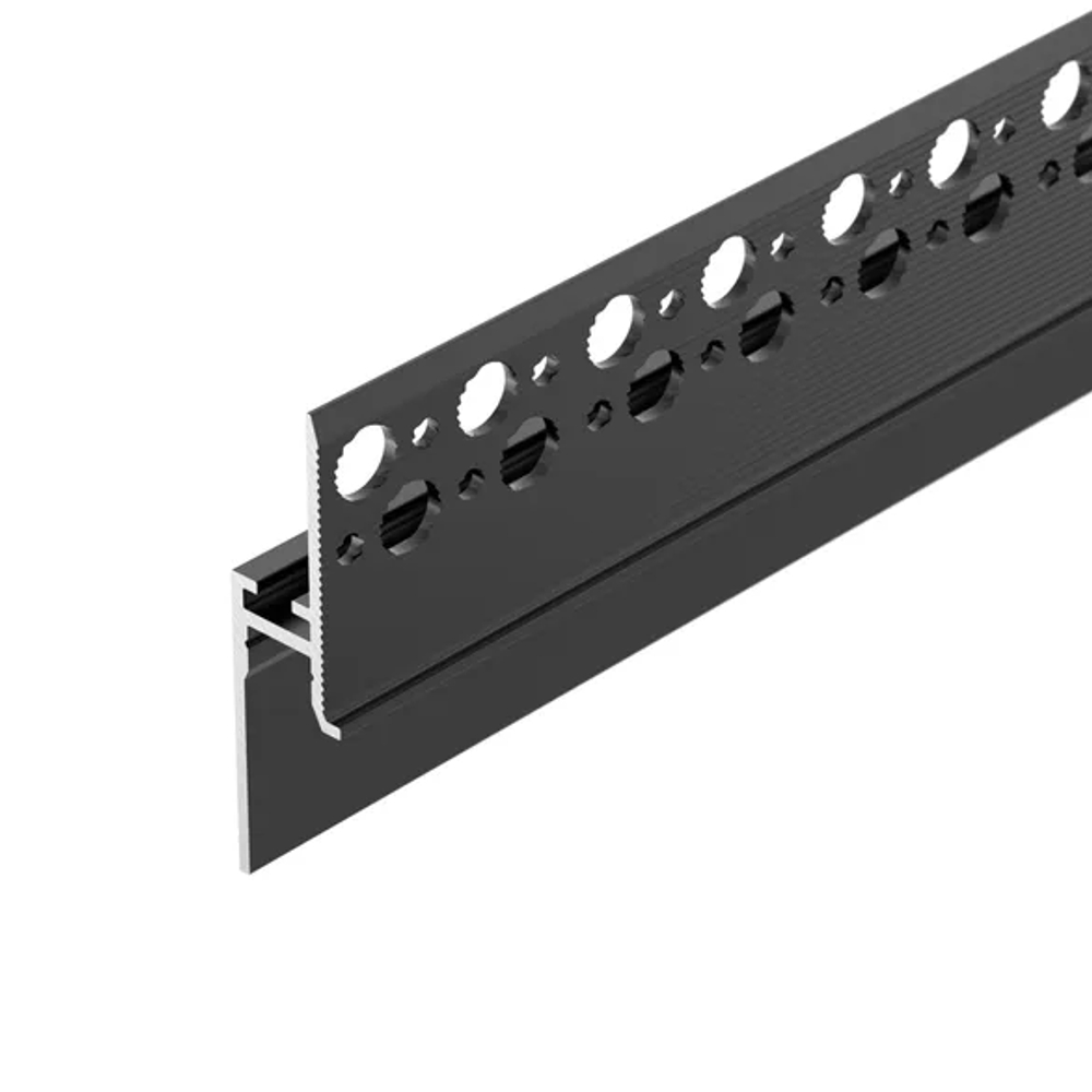 Профиль PLINTUS-FANTOM-H20-2000 BLACK (Arlight, Алюминий) 043618