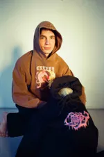 Худи Creepy Clothing Бокс коричневое