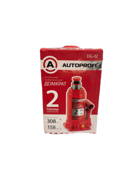 домкрат 2т гидр. AUTOPROFI в/п 30,8см