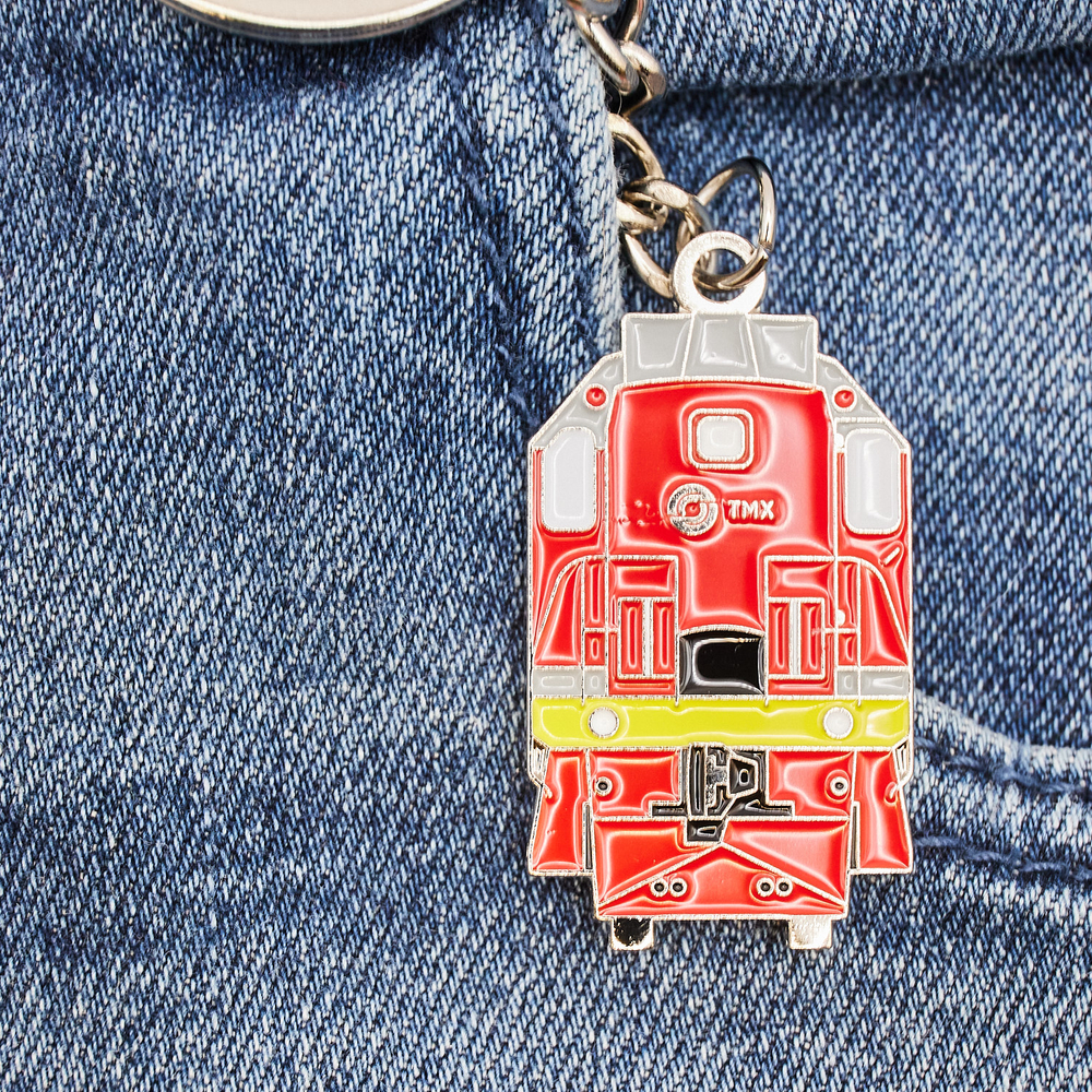 Брелок тепловоз ТЭМ18ДМ красный
