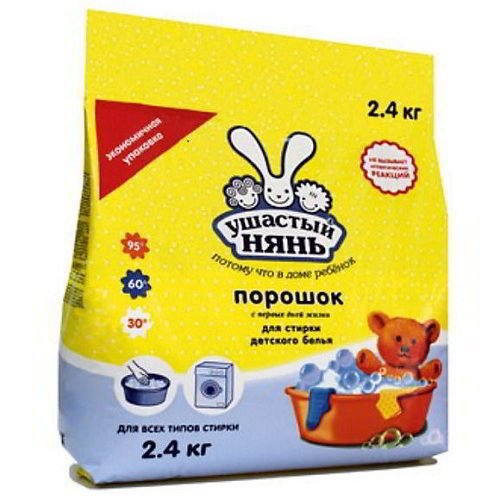 Стиральный порошок “Ушастый нянь Детский” 2,4 кг