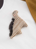 Лонгслив для мальчика Next 631-708, Молочный, Горчичный