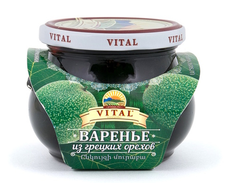 Варенье из грецких орехов 430г. VITAL