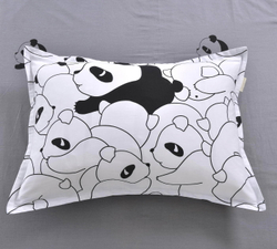 Постельное белье 2 спальное евро Sofi De MarkO Панда белое