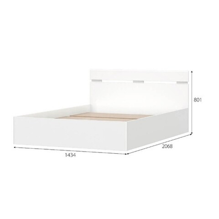 Одри-Симпл (МФ) Кровать двуспальная 1400мм