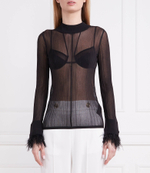 блузка maglia/knit Patrizia Pepe - черный(8K0089 K078)