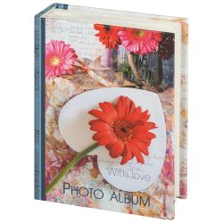 Фотоальбом Image Art IA-100PP серия 384 Цветы термосварка 50 листов 100 фотографий размер 10х15 | Image Art