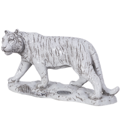 Крадущийся Тигр (скульптура) Белый