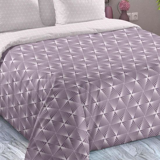 Комплект постельного белья с простыней на резинке Прометей перкаль