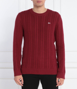 Свитер TJM REG CABLE Tommy Jeans - бордовый(DM0DM15059)