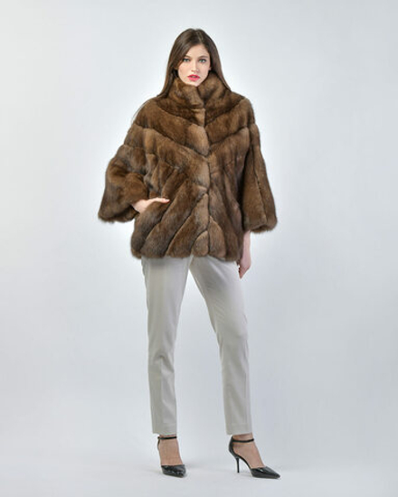 Шуба из меха соболя