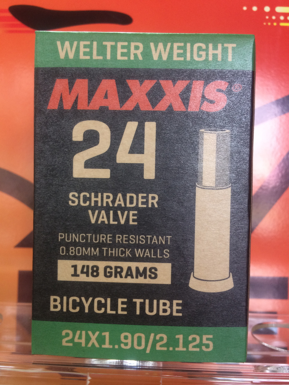 Камера Maxxis Welter Weight 24x1.90/2.125 0.9 мм авто нип. (IB48701000) Тайвань