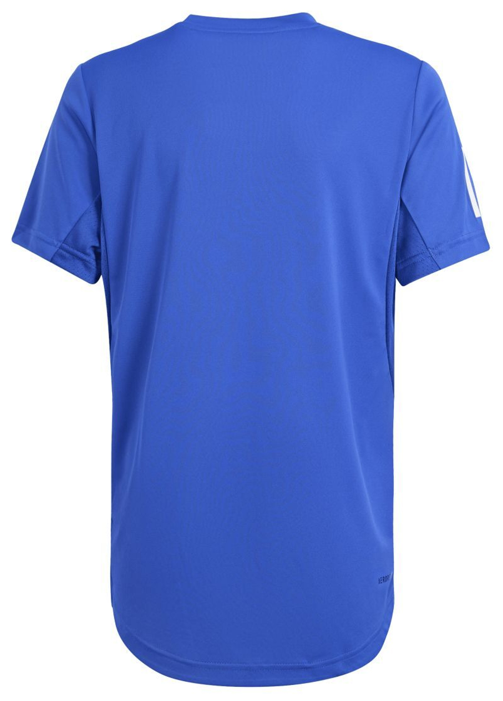 Детская теннисная футболка Adidas B Club 3 Stripes Tennis Shirt - semi lucid blue