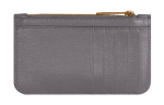 Balenciaga Calfskin Card Holder Women"s Dark Gray