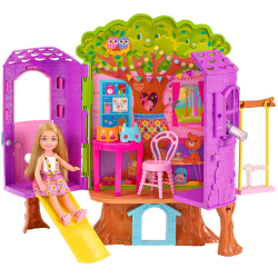 Barbie Chelsea - Дом на дереве + кукла Челси + аксессуары HPL70 / артикул   HPL70  / GTIN 194735162451
