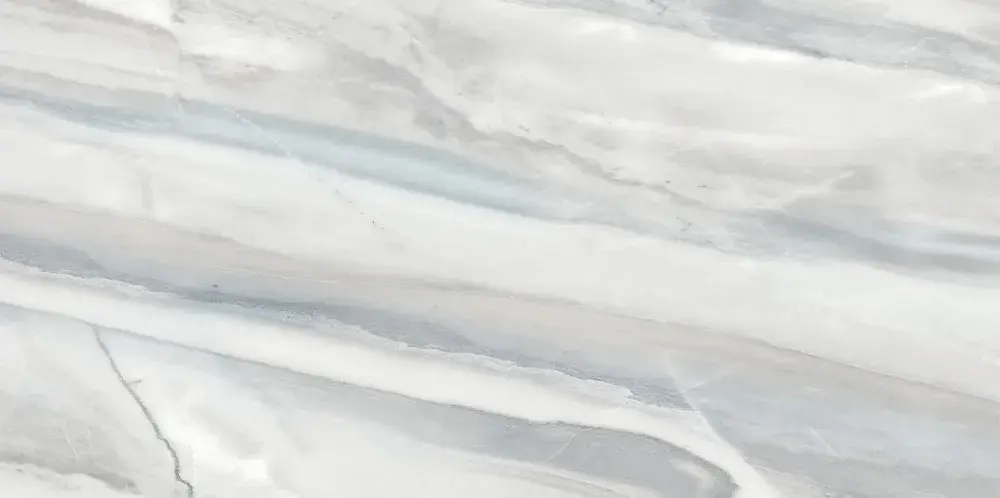 Настенная плитка ALMA Ceramica TWU09MRC707 Mercury 50x24.9 белая / голубая глянцевая под мрамор