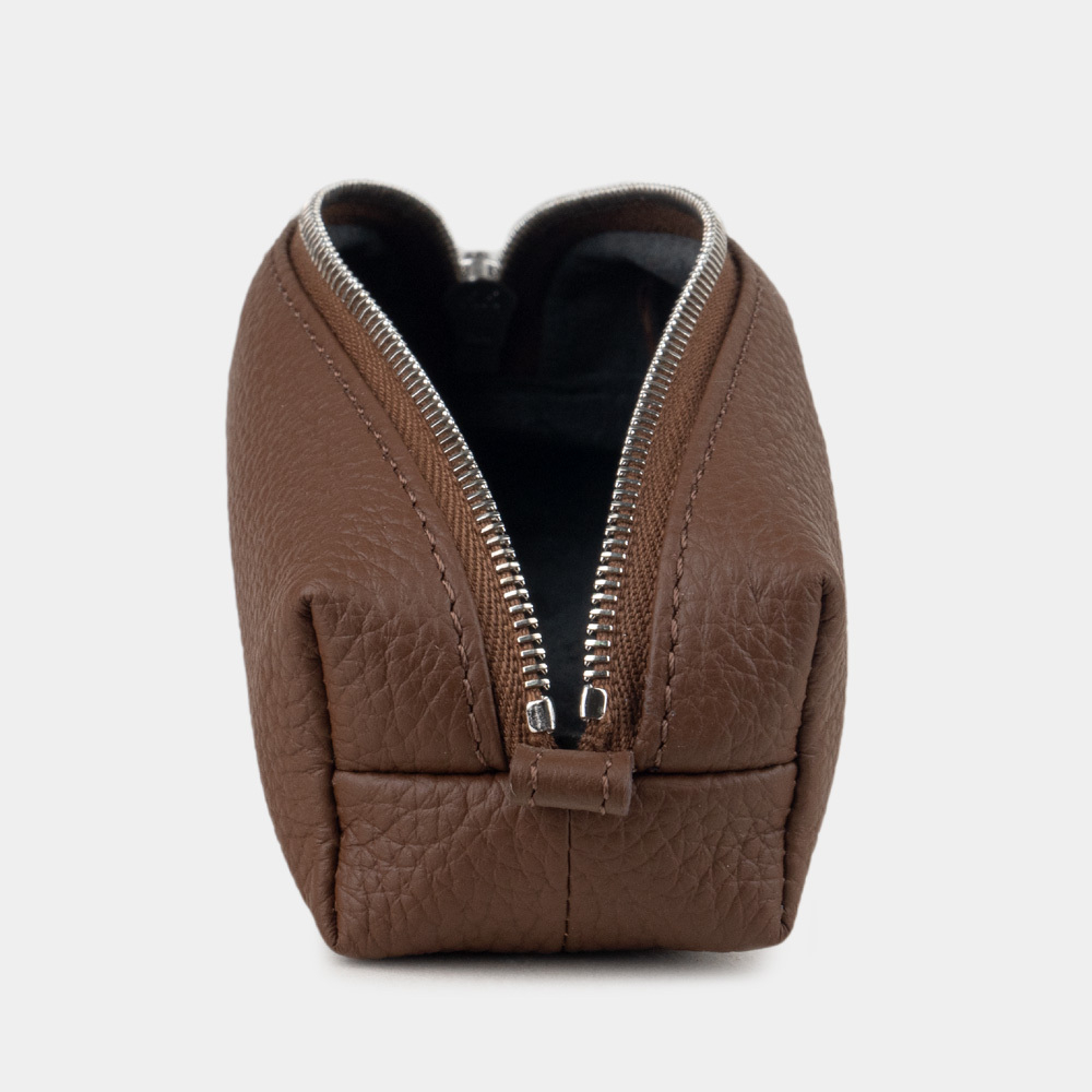 Ключница Coffre из кожи теленка, цвета шоколад