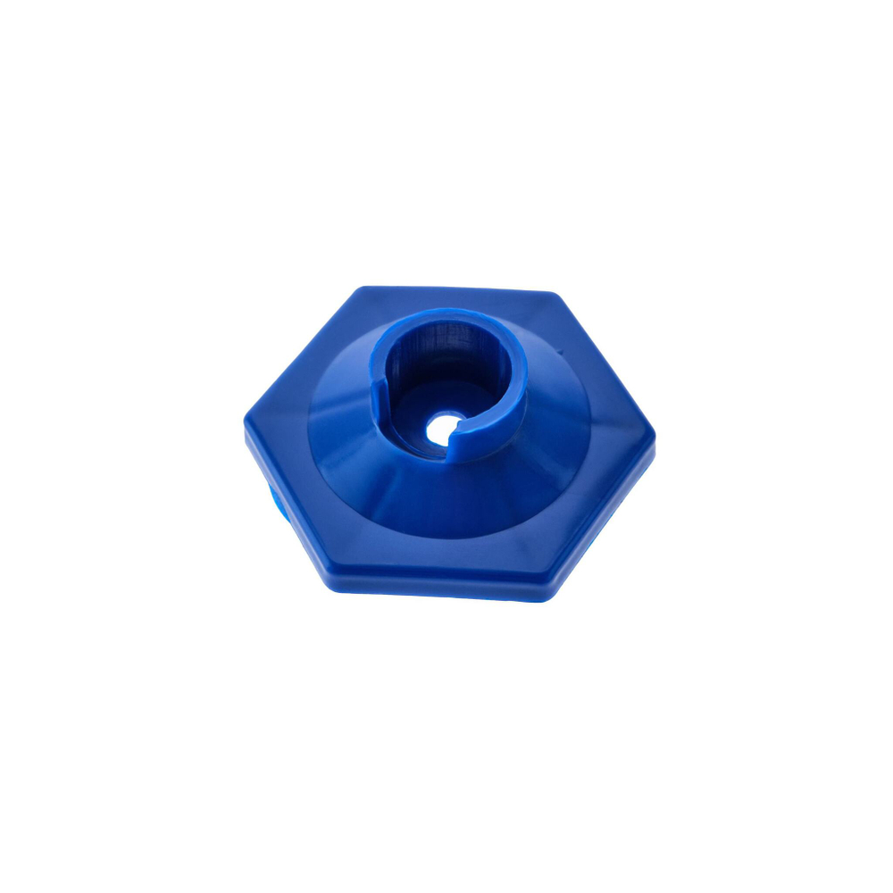 Цилиндр мерный стеклянный с носиком, 10 мл, с шестигранным пластиковым основанием