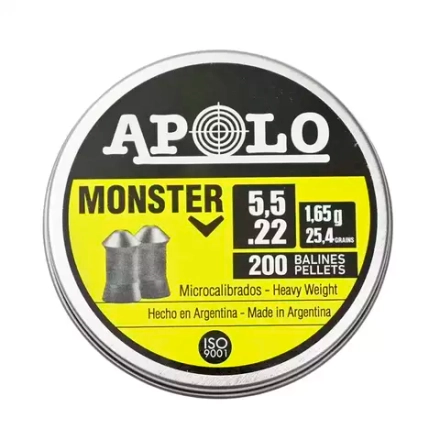 Пули APOLO Monster 5,5 мм 1.6 г (200 шт)