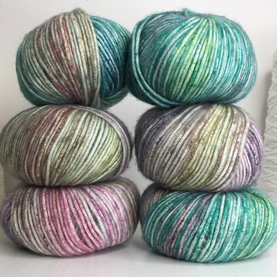 Stok Italy кашемир, хлопок, меринос ~290м/100гр Средний вес моточка примерно 38гр Цена за моток