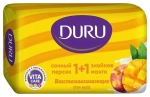 Мыло туалетное DURU Cream Персик-Манго 1+1 80 г.