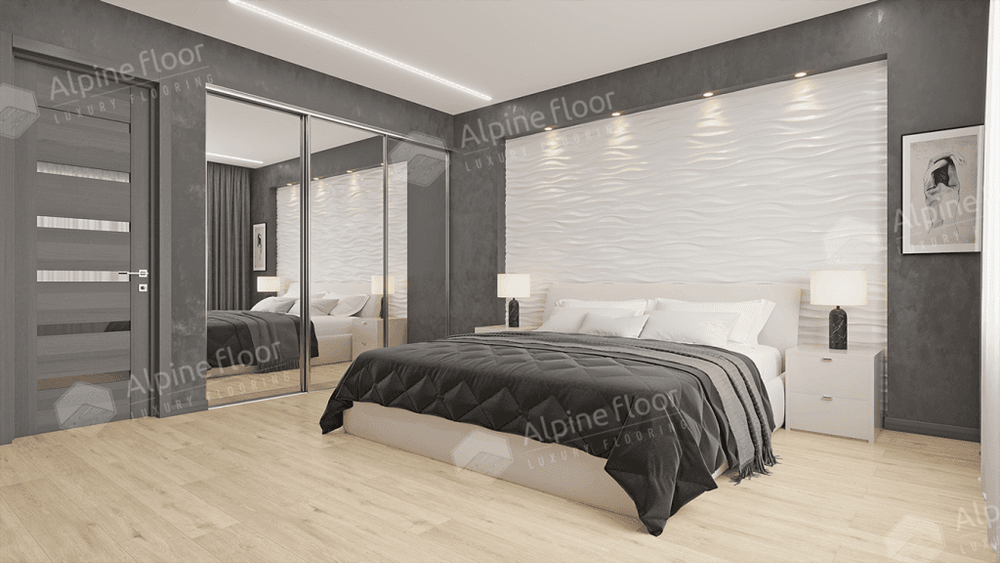 LVT плитка Дуб Ваниль ECO 23-1