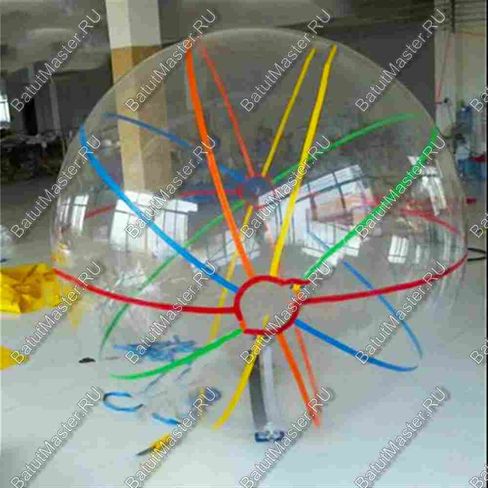 Аттракцион Водный шар ПВХ «Полосатик», 2*2*2 м